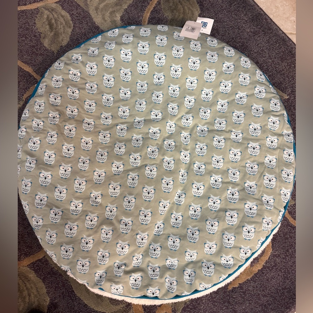 NWT Owl Sherpa kickee pants soft playmat